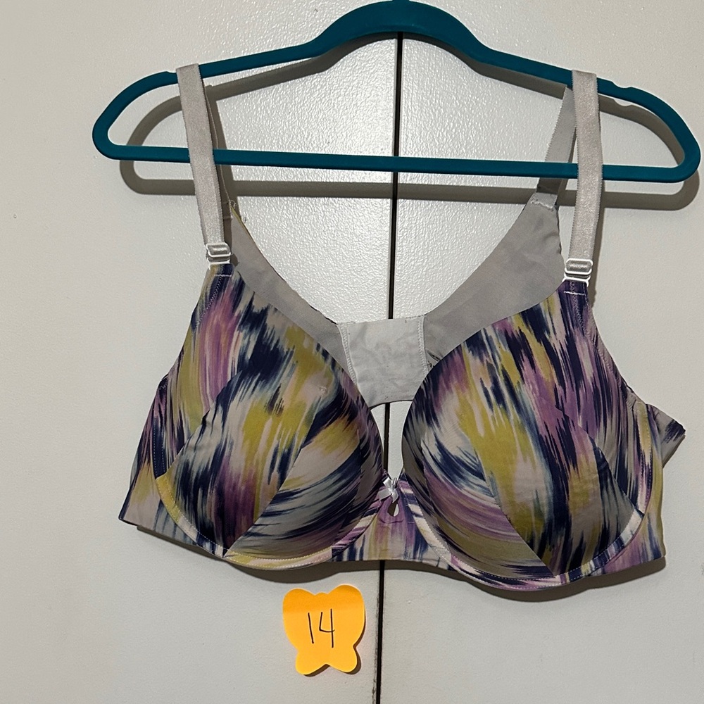 Stylish Multicolor Patterned Bra - image 1